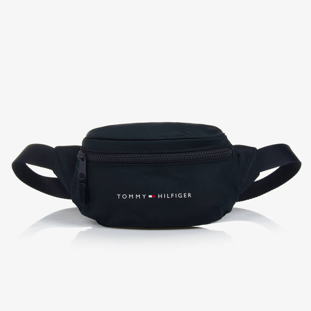 Tommy Hilfiger - Navy Blue Canvas Belt Bag (21cm) | Childrensalon