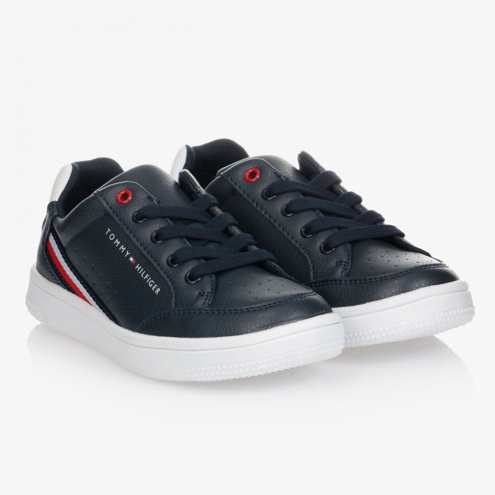 Tommy Hilfiger Kids' Boys Navy Blue Low Rise Trainers
