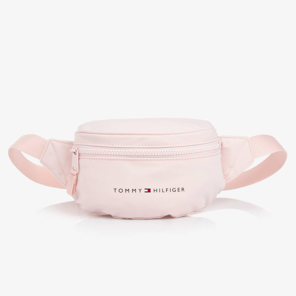 Tommy Hilfiger - Pink Canvas Belt Bag (20cm) | Childrensalon