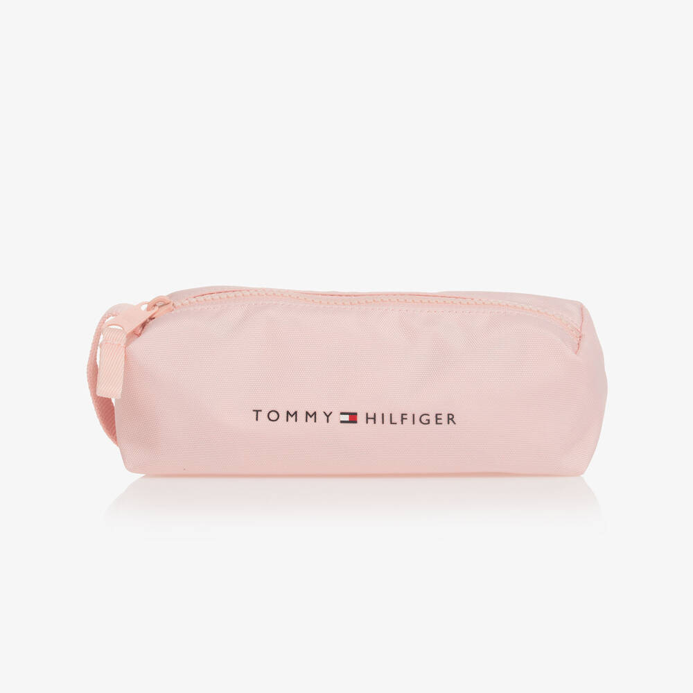 Tommy Hilfiger - Pink Flag Logo Pencil Case (20cm)  | Childrensalon