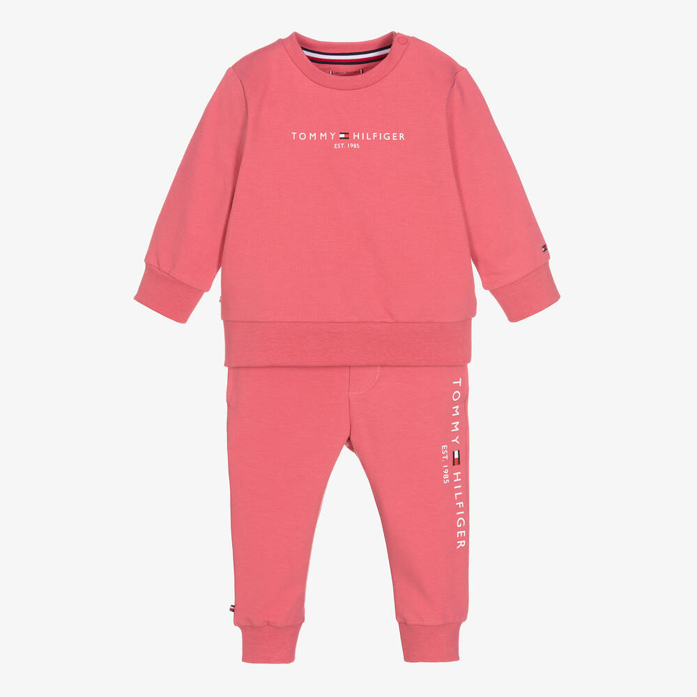 Tommy Hilfiger - Rosa Trainingsanzug für Babys | Childrensalon