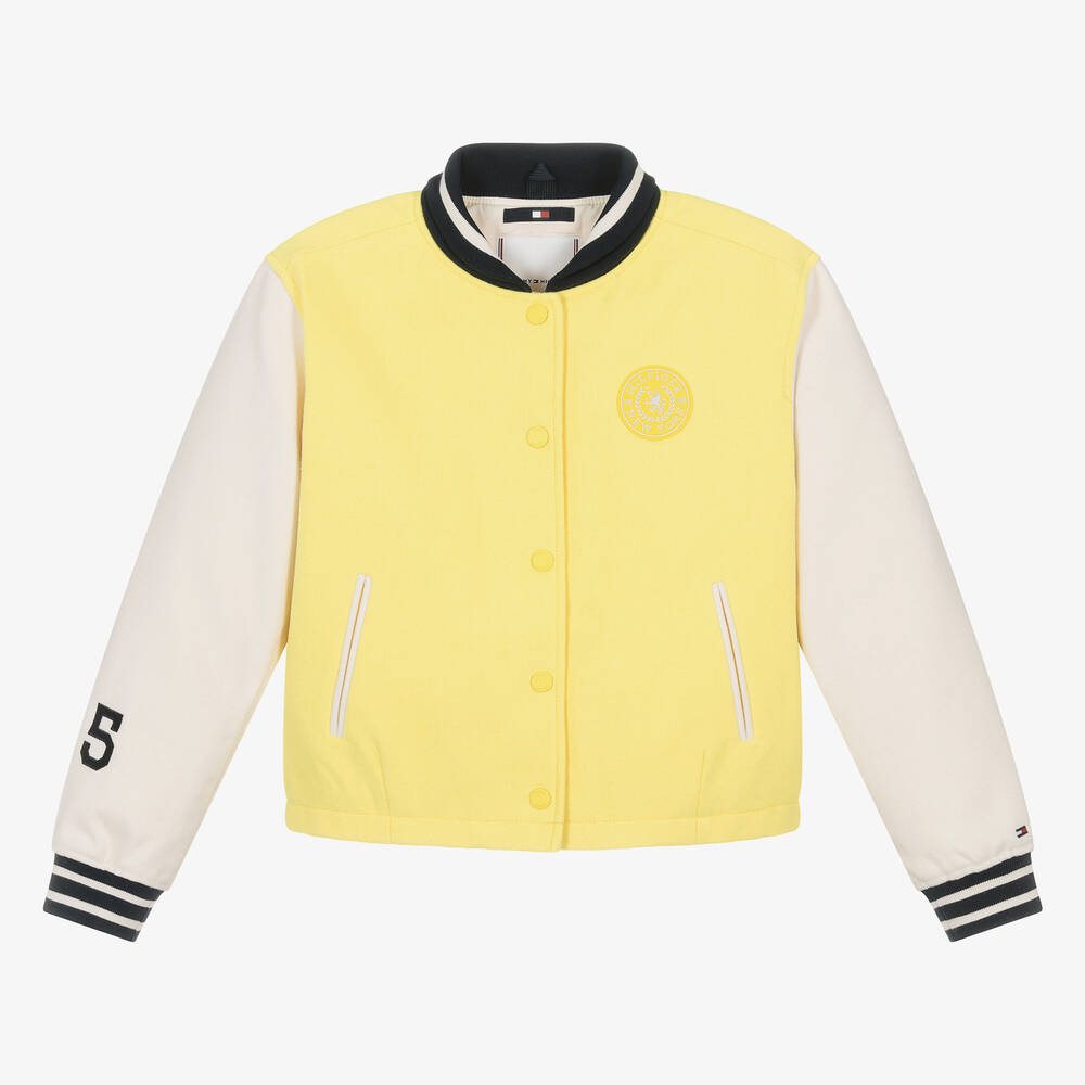 Tommy Hilfiger - Желтая спортивная куртка для девочек-подростков | Childrensalon