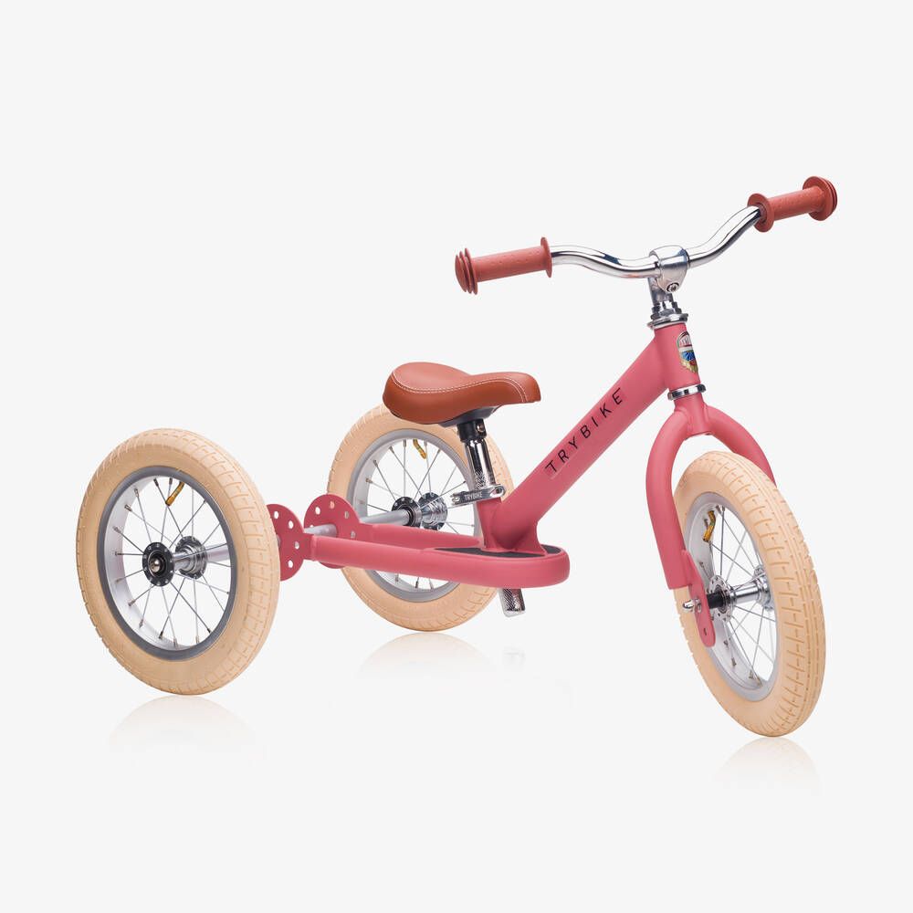 Trybike - دراجة ثلاثية العجلات لون زهري | Childrensalon