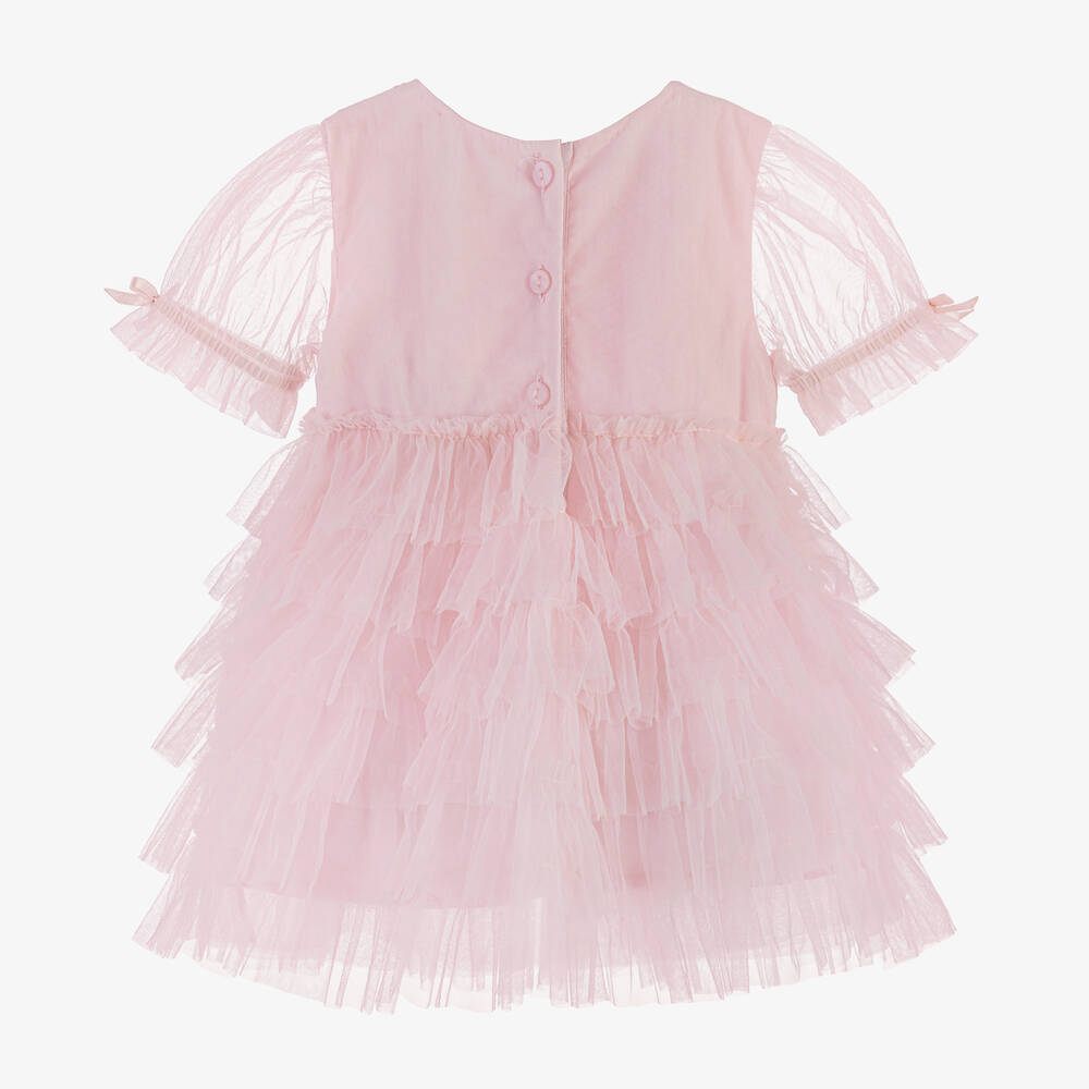 Tutu du Monde - Baby Girls Pale Pink Tulle Dress | Childrensalon