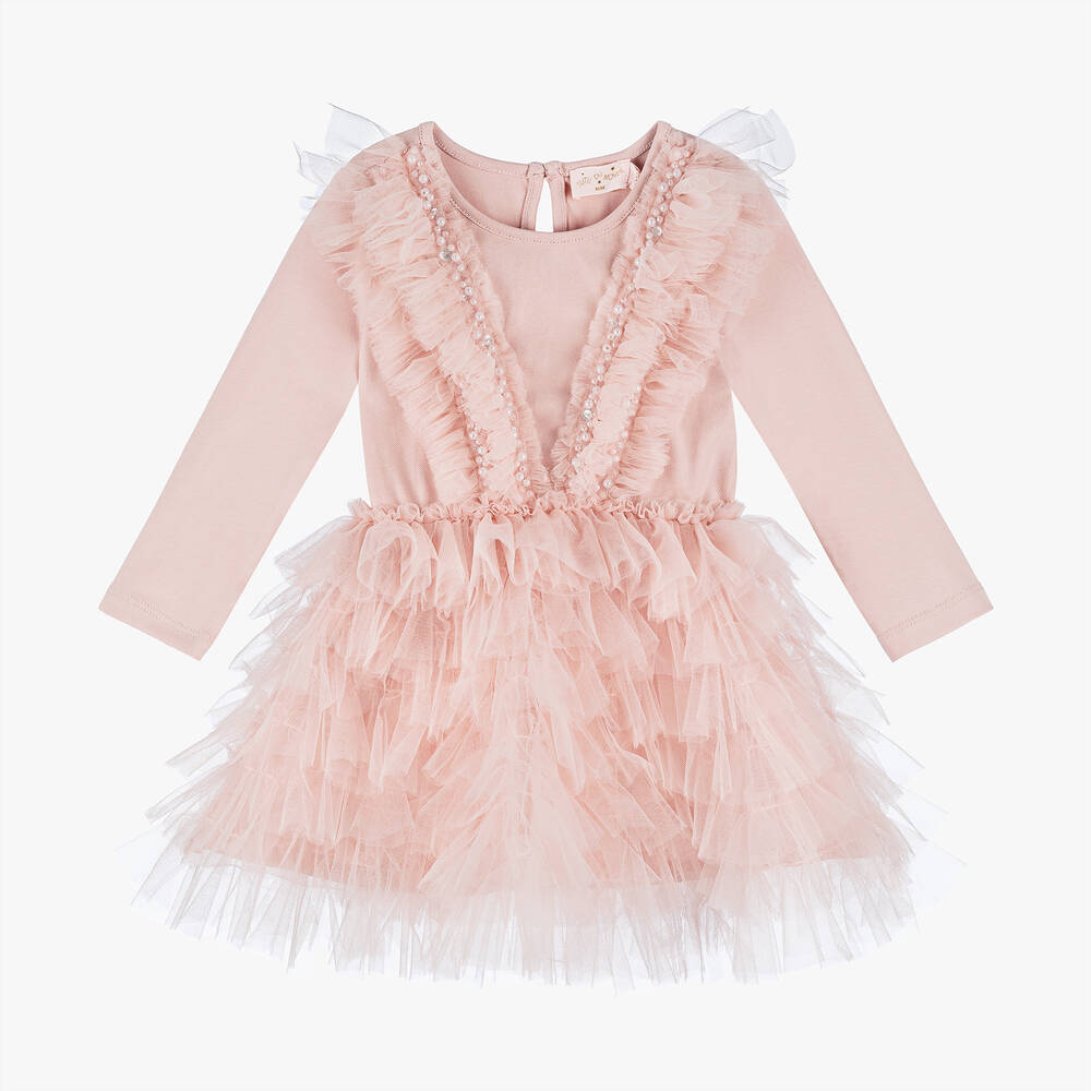 Tutu du Monde - Baby Girls Pink Jersey & Tulle Tutu Dress | Childrensalon