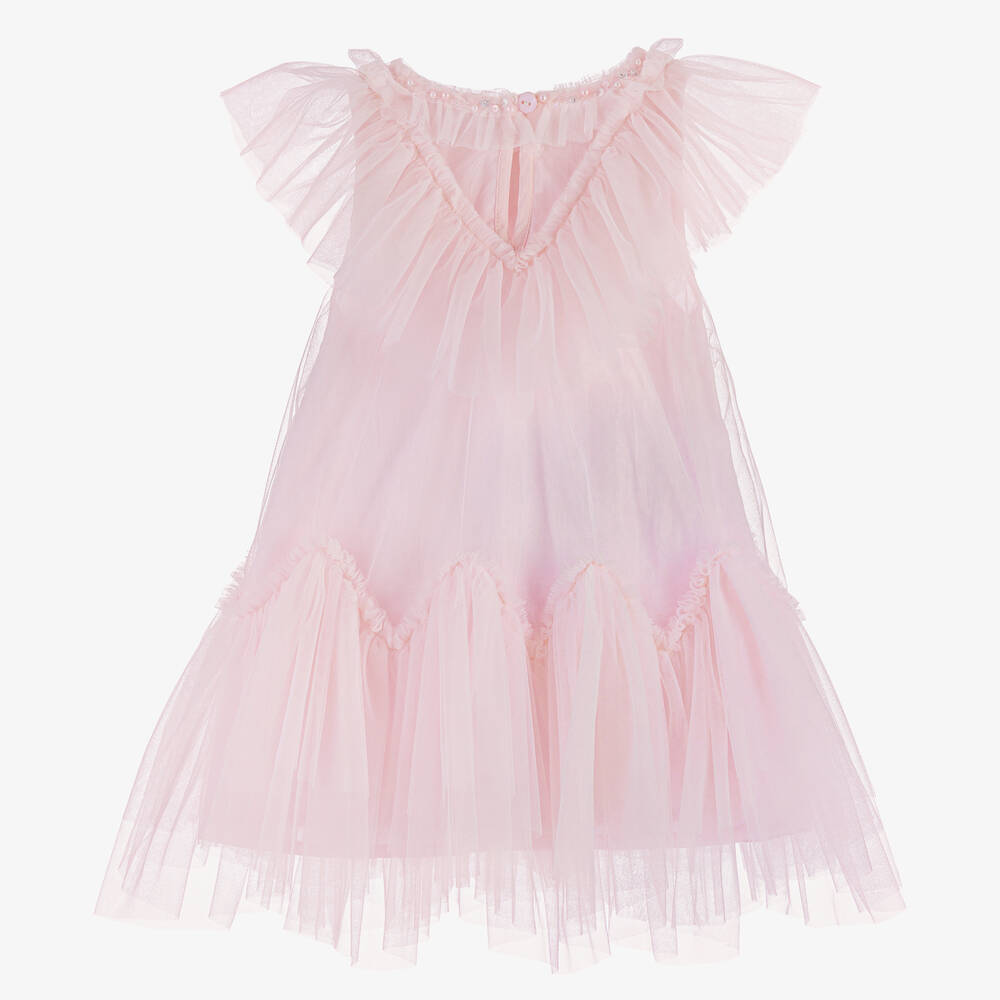 Tutu du Monde - Baby Girls Pink Tulle Dress | Childrensalon