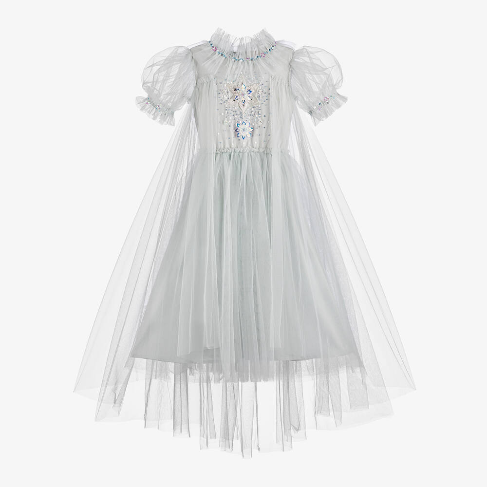 Tutu du Monde - Girls Blue Tulle & Sequin Dress | Childrensalon