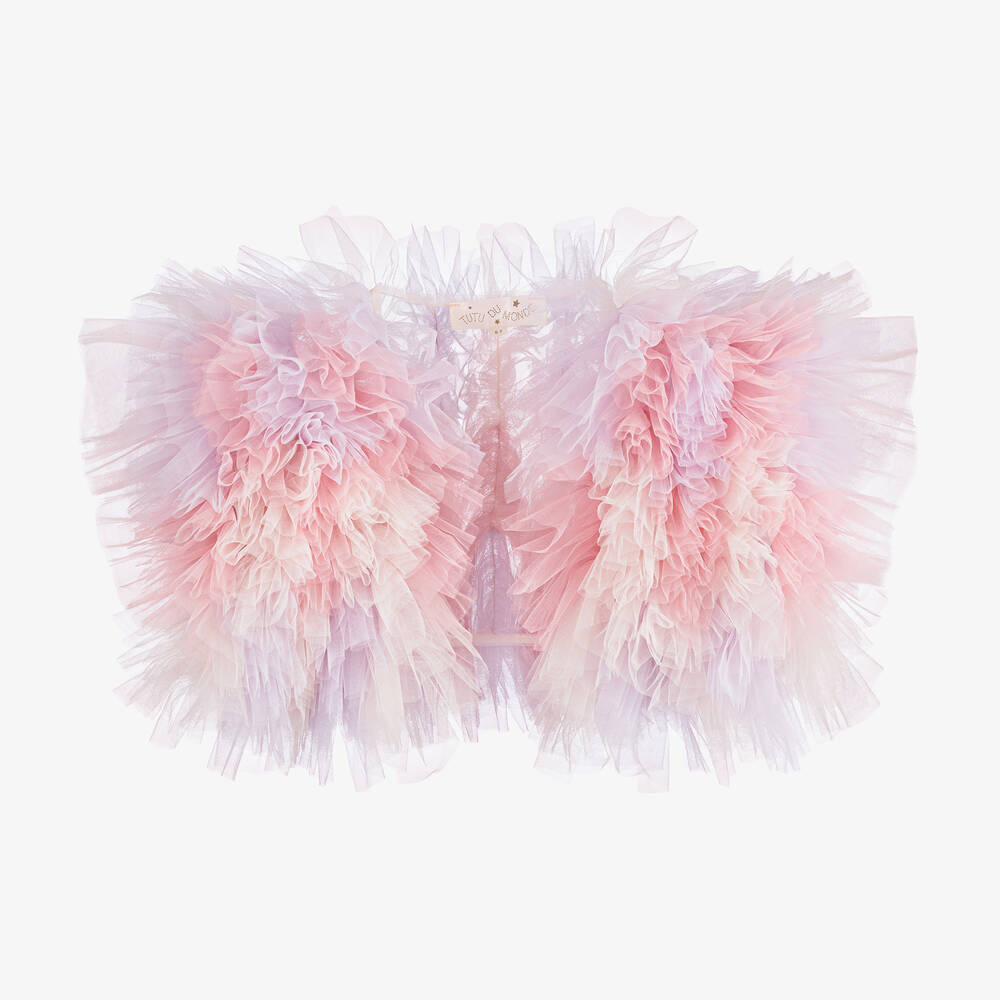 Tutu du Monde - Girls Pink Ombré Tulle Bolero | Childrensalon