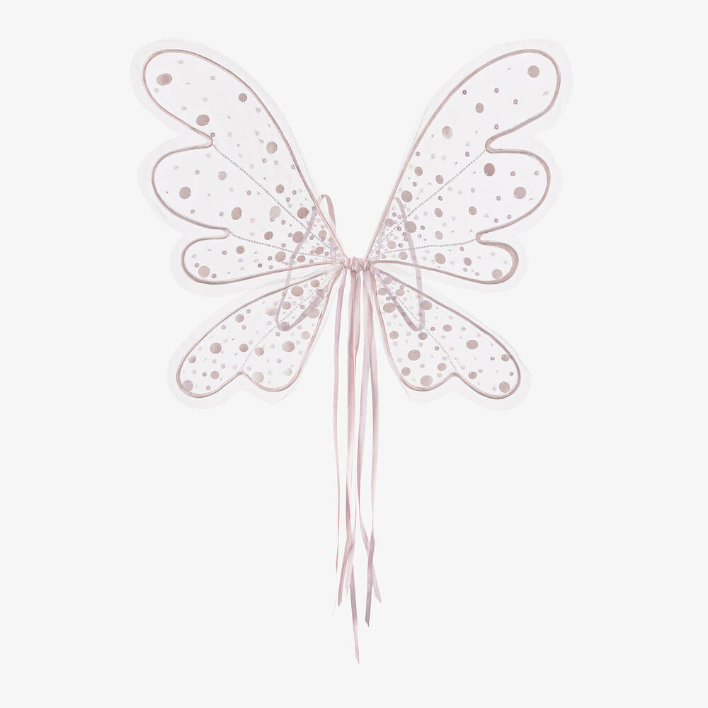 Tutu du Monde - Girls Pink Sequin & Tulle Fairy Wings | Childrensalon