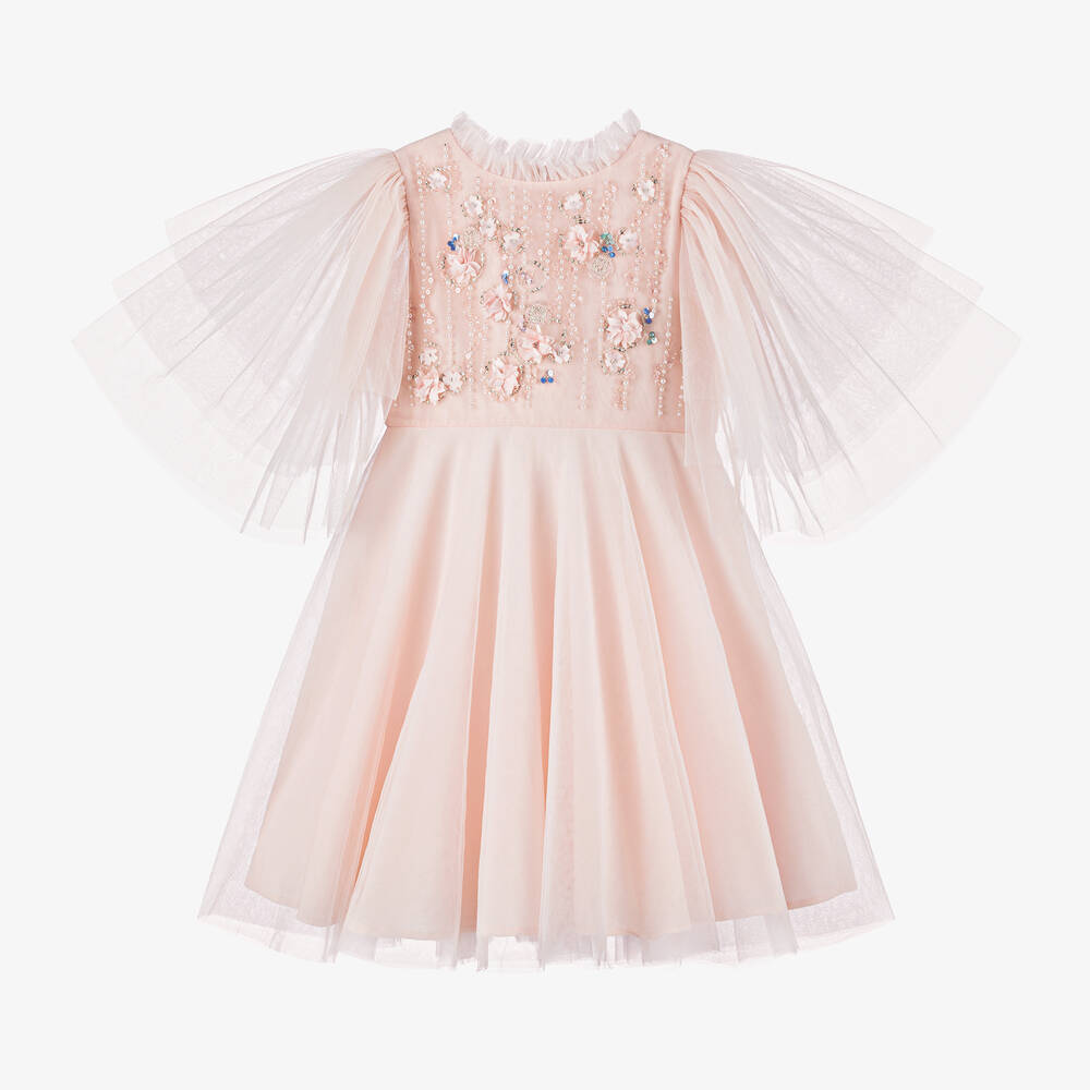 Tutu du Monde - Girls Pink Tulle Dress | Childrensalon