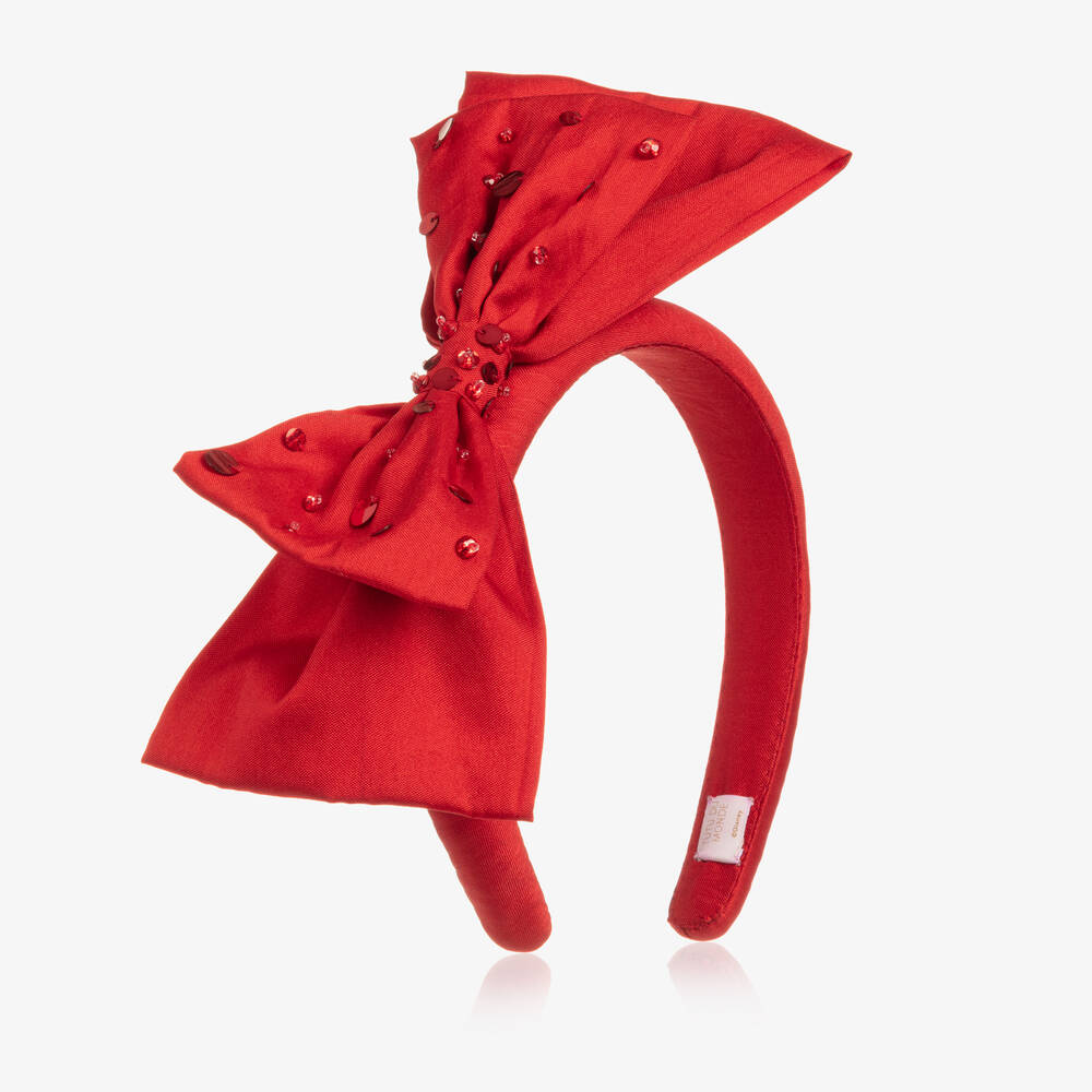Tutu du Monde - Girls Red Sequin Disney Hairband | Childrensalon