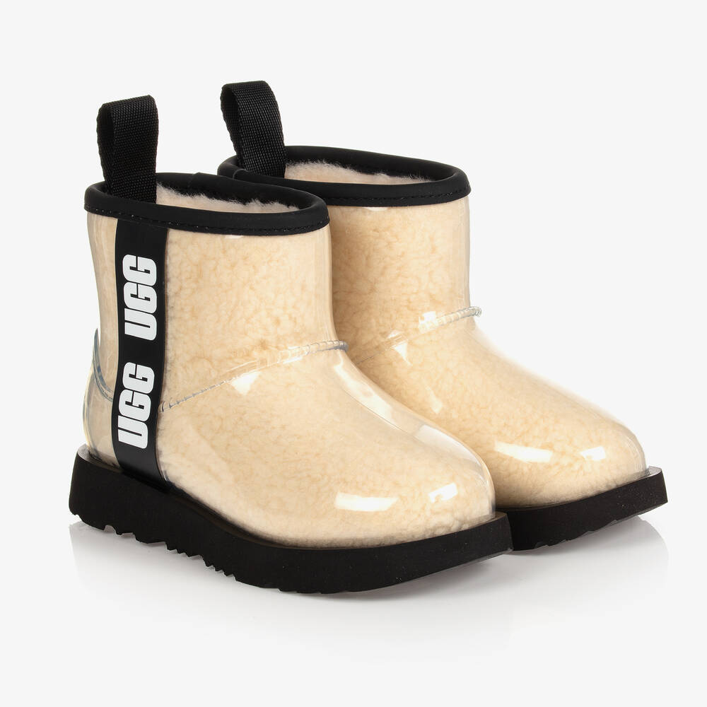 UGG - Beige Translucent Waterproof Boots | Childrensalon