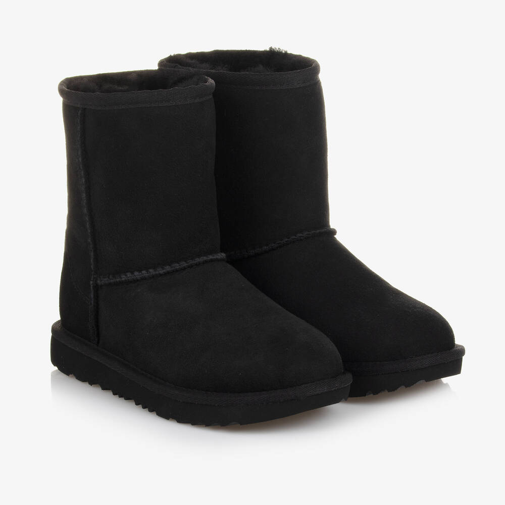 UGG - Black Classic II Suede Leather Boots | Childrensalon