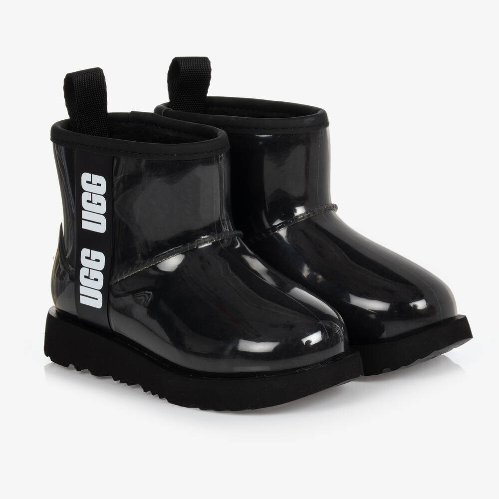 UGG - Black Translucent Waterproof Boots | Childrensalon