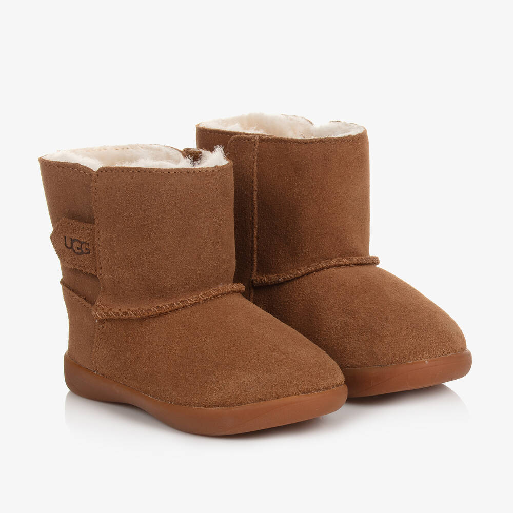 UGG - Chestnut Brown Suede Boots | Childrensalon