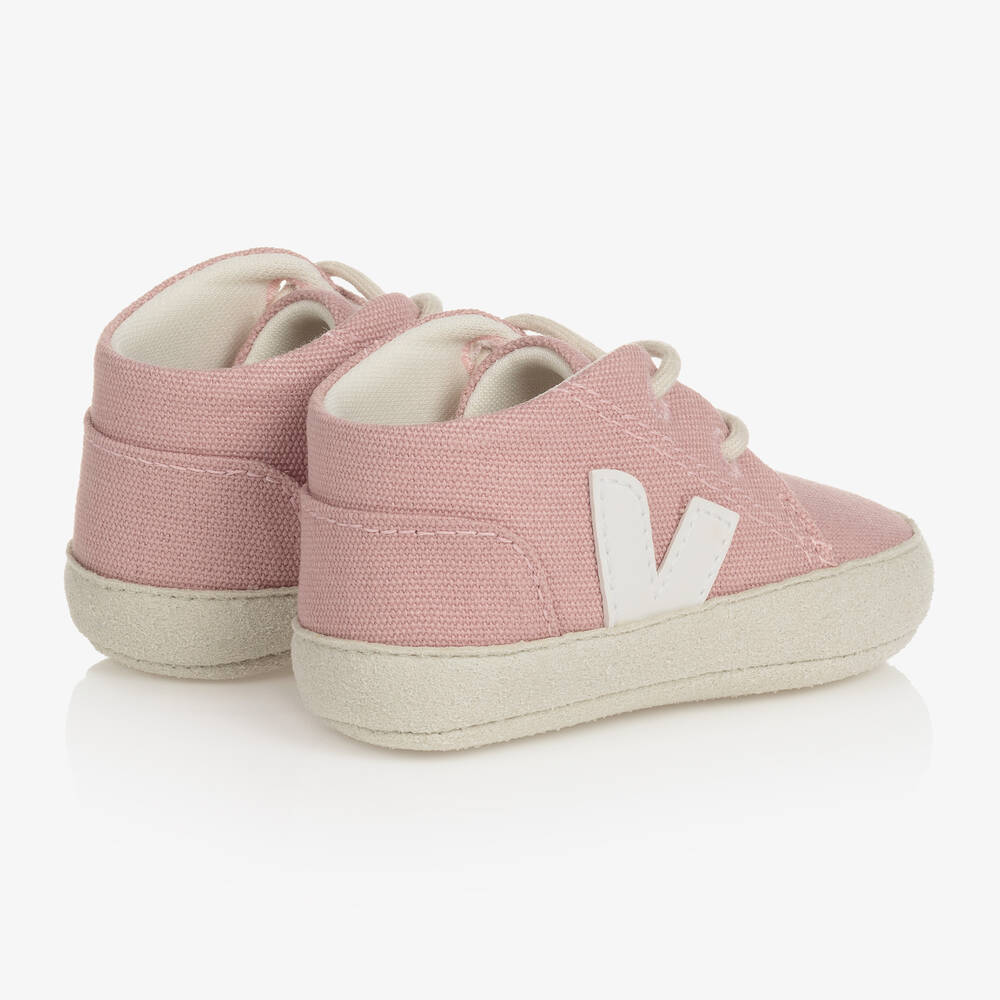 VEJA - Baby Girls Pink Pre-Walker Shoes | Childrensalon