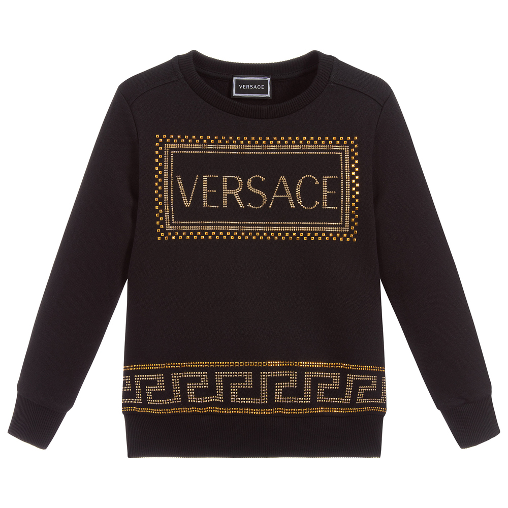 versace black sweater