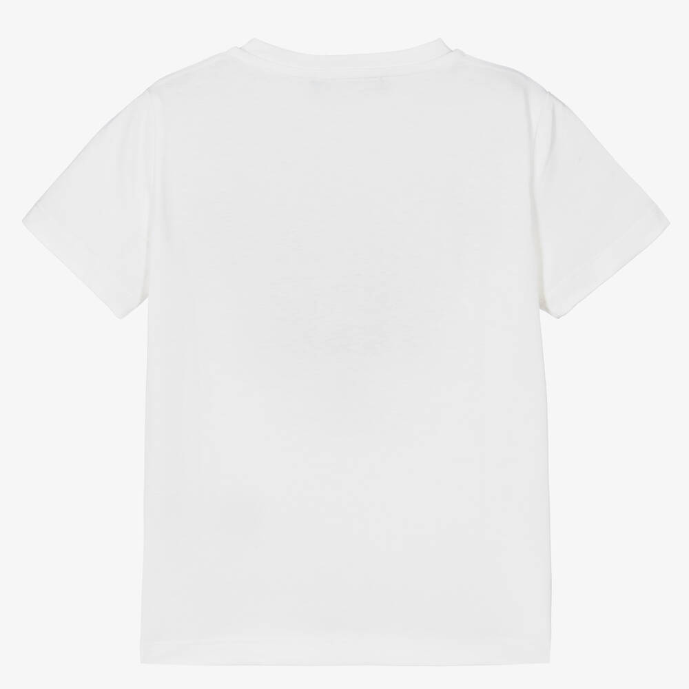 Versace - Boys White Medusa Logo T-Shirt | Childrensalon