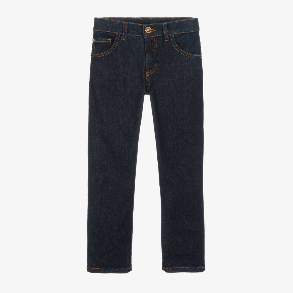 Versace - Dark Blue Denim Jeans | Childrensalon