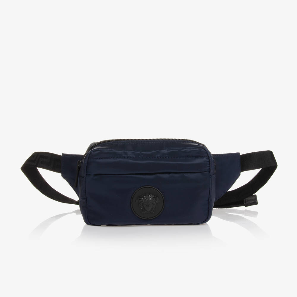 Versace - Navy Blue Medusa Belt Bag (16cm)  | Childrensalon