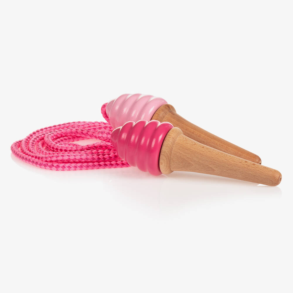Vilac - Girls Pink Ice Cream Skipping Rope (226cm) | Childrensalon