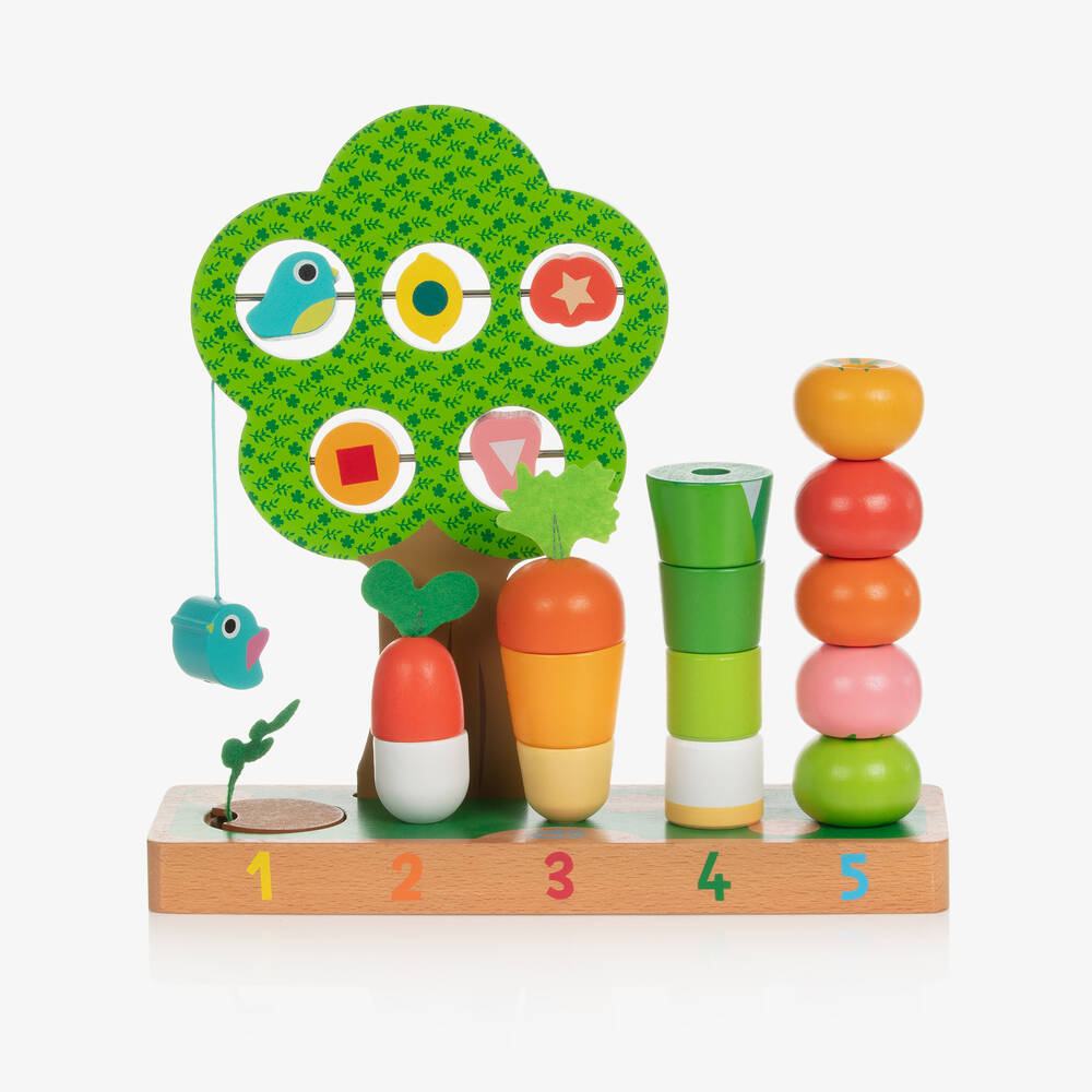 Vilac - Vegetable Counting Activity Toy (27cm) | Childrensalon