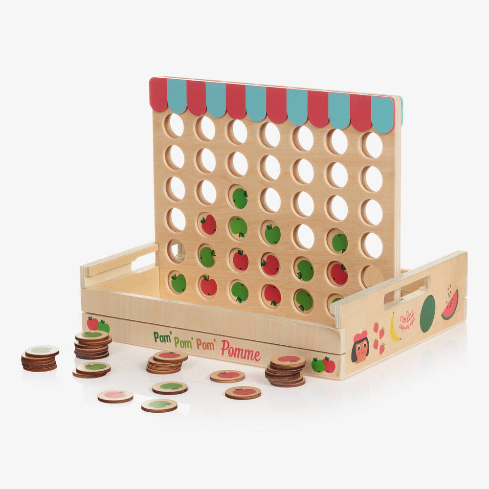 Vilac - Wooden 4-in-a-Row Game (28cm) | Childrensalon