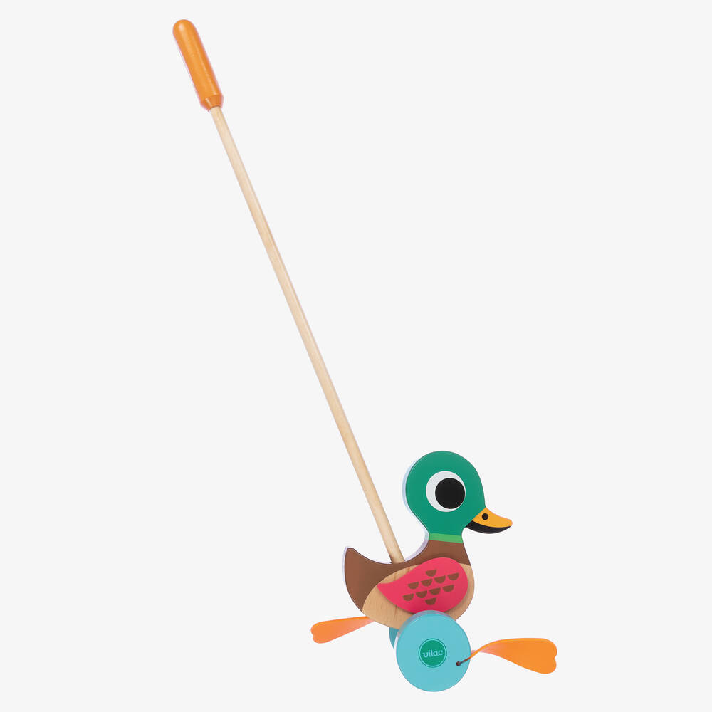 Vilac - Wooden Duck Walking Toy (55cm) | Childrensalon