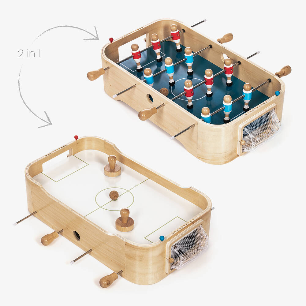 Vilac - طاولة خشبية للهوكي وكرة قدم الطاولة (60 سم) | Childrensalon