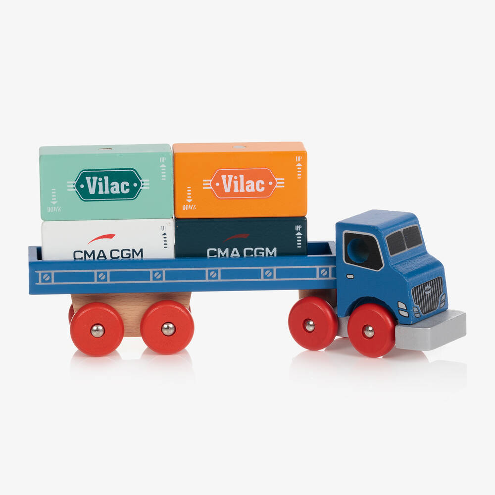 Vilac - Wooden Transporter Toy (24cm) | Childrensalon