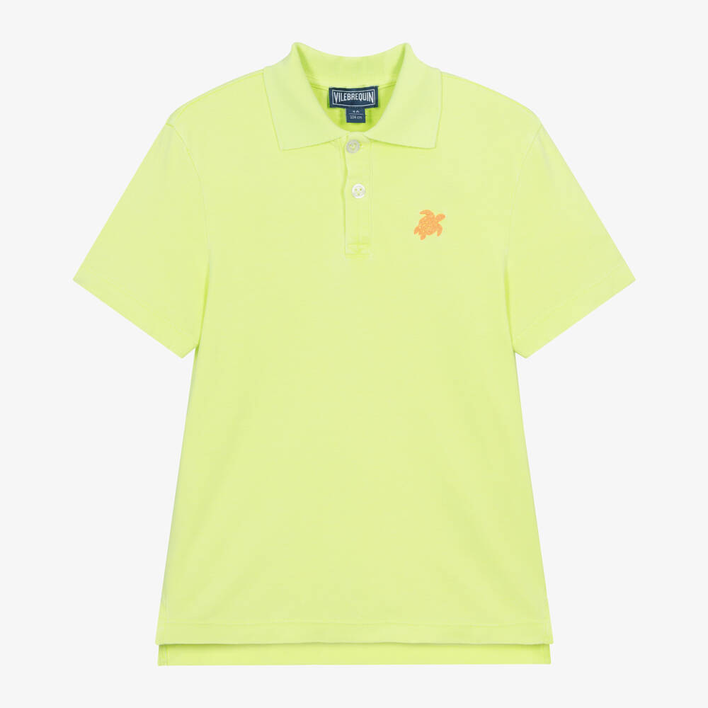 Vilebrequin - Boys Green Polo Shirt | Childrensalon