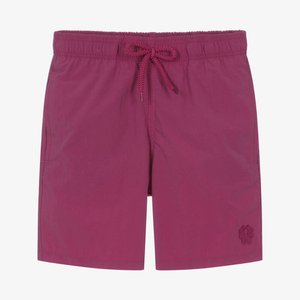 Vilebrequin - Фиолетовые плавки-шорты с проступающим принтом | Childrensalon