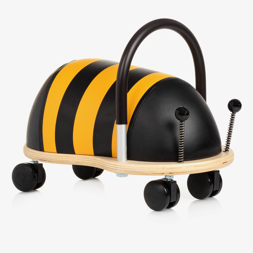 Wheely Bug - Bienen-Rutschspielzeug Schwarz/Gelb | Childrensalon