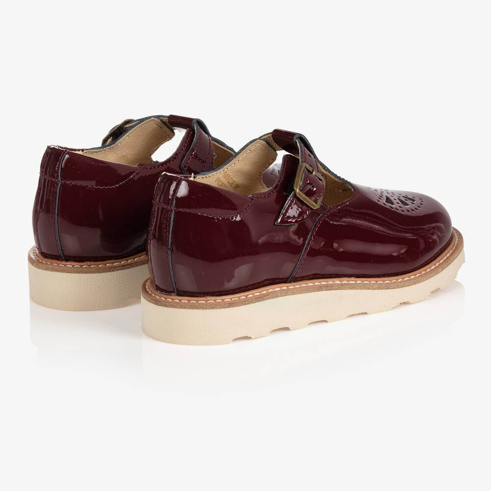 Young Soles - Red Patent Leather T-Bar Shoes | Childrensalon