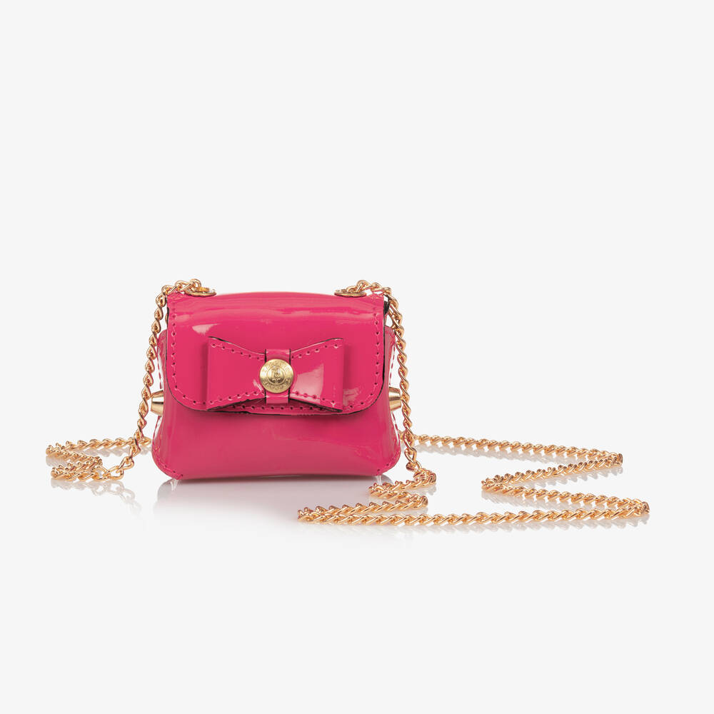 Zaccone - Розовая мини-сумка через плечо для девочек (8см) | Childrensalon