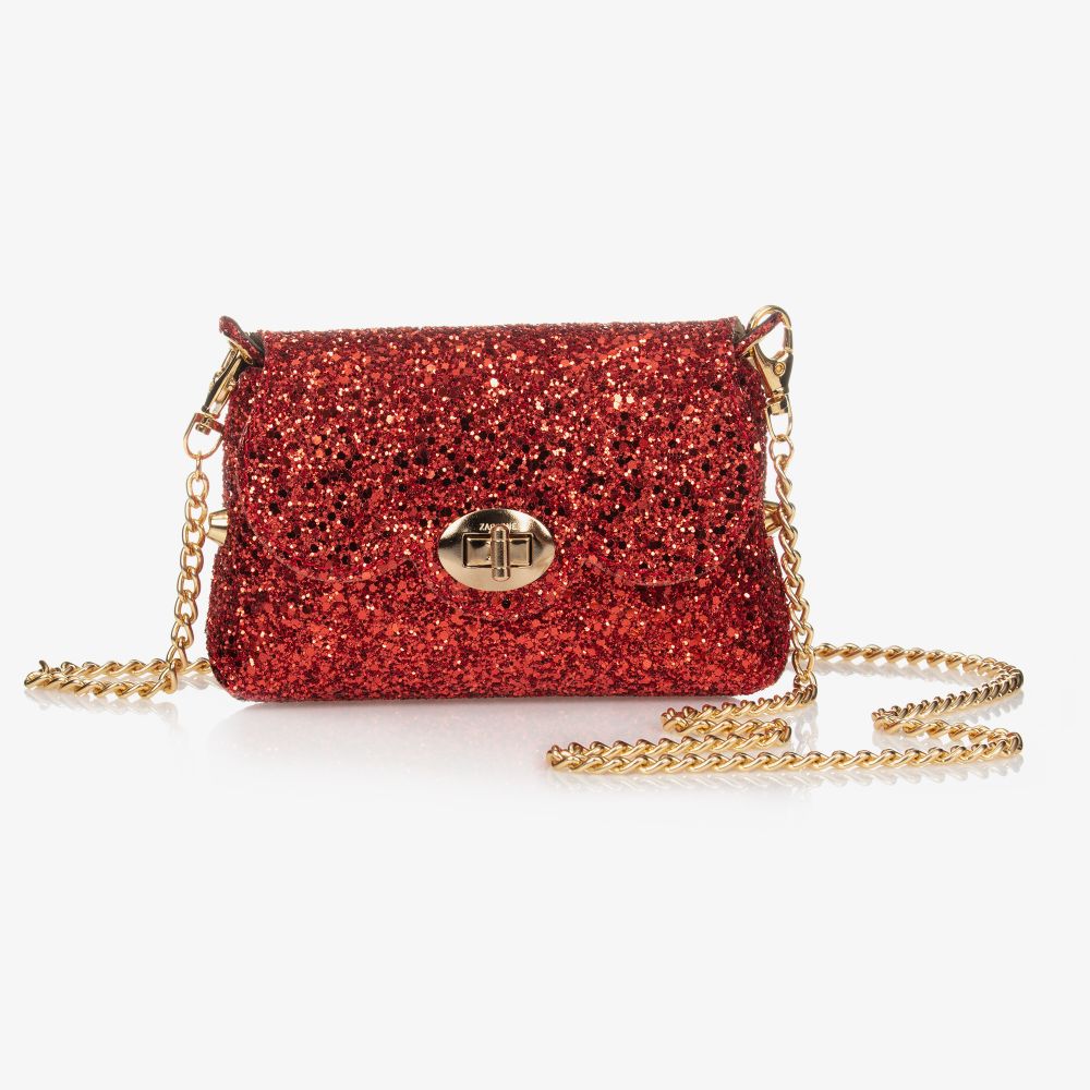 Zaccone - Red Glitter Bag (14cm) | Childrensalon