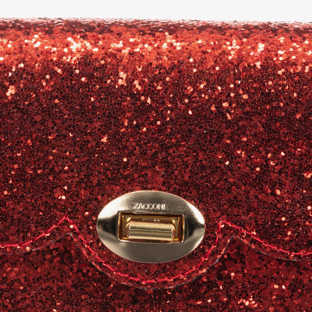 Zaccone - Red Glitter Bag (14cm) | Childrensalon