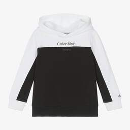 Calvin Klein Baby Boys 12-24 Months Long Sleeve Color Block Hoodie