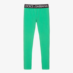 Dolce & Gabbana Teen Girls Black Leggings