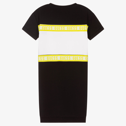 Guess - Teen Black Logo Tshirt Dress ...