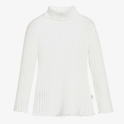Il Gufo ruffle-trim cotton blouse - White