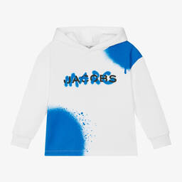 Marc Jacobs Kids logo-print jersey shorts - White