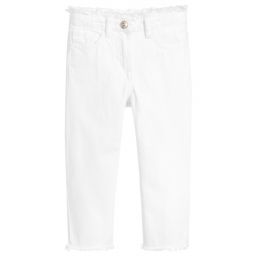 Monnalisa - White Warner Bros. Denim Jeans | Childrensalon