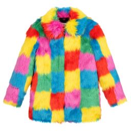 Stella McCartney Kids - Teen Girls Faux Fur Coat | Childrensalon