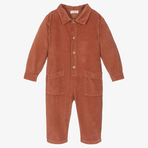 1 + in the family-Rostbrauner Cord-Jumpsuit | Childrensalon
