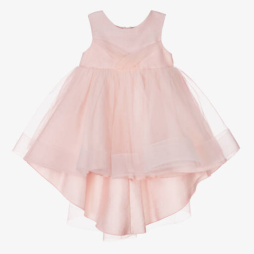 Abel & Lula-Baby Girls Pink Tulle Dress | Childrensalon