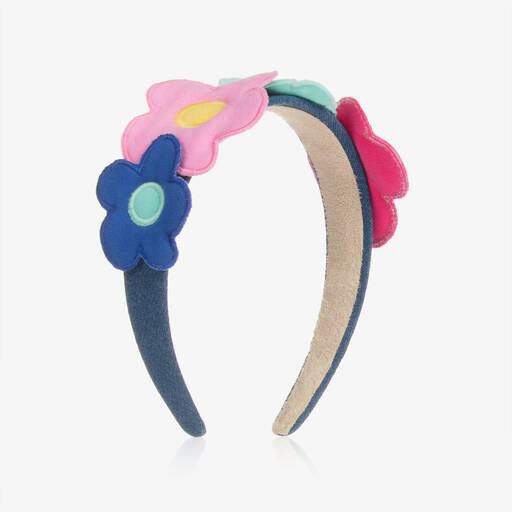 Agatha Ruiz de la Prada-Girls Blue Floral Hairband | Childrensalon