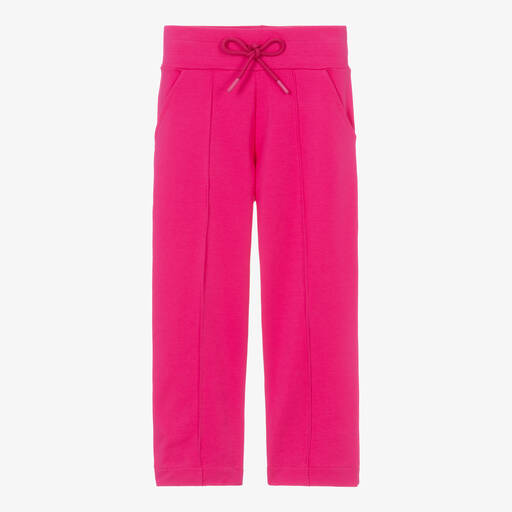 Agatha Ruiz de la Prada-Girls Fuchsia Pink Cotton Trousers | Childrensalon