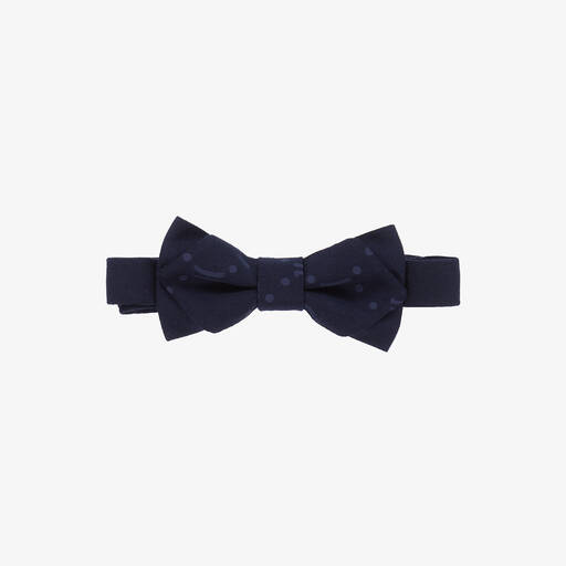 Alviero Martini-Boys Navy Blue Bow Tie | Childrensalon