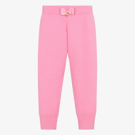 Angel's Face-Girls Pink Knitted Joggers | Childrensalon